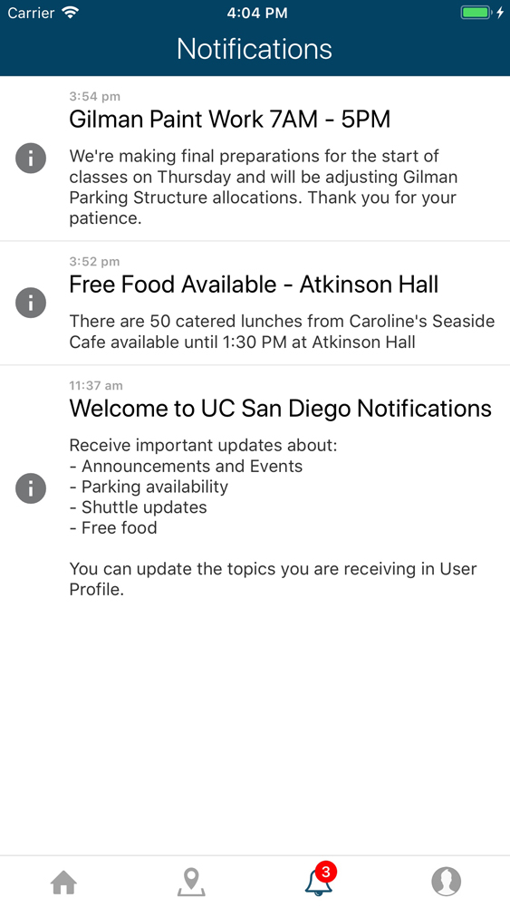 notifications